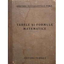 Tabele si formule matematice