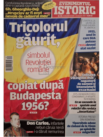 Evenimentul istoric, vol. 34 - 2021 - Brosata