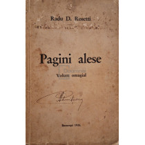Pagini alese - Volum omagial