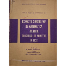 Exercitii si probleme de matematica pentru concursul de admitere in licee