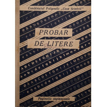 Probar de litere