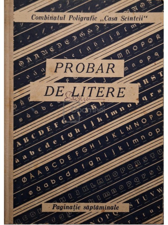 Probar de litere - 1988 - Cartonata