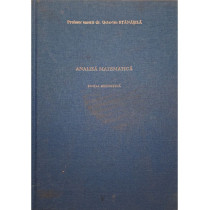 Analiza matematica, editie definitiva (semnata)