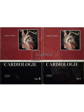 Carmen Ginghina - Mic tratat de cardiologie, 2 vol. (prezinta hasuri) - 2010 - Brosata