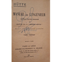 Manuel de l'ingenieur, vol. 1
