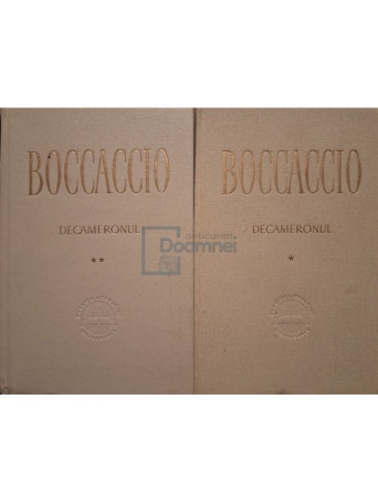 Giovanni Boccaccio - Decameronul, 2 vol. - 1963 - Cartonata