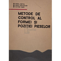 Metode de control al formei si pozitiei pieselor