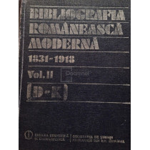 Bibliografia romaneasca moderna 1831-1918, vol. 2 (D-K)