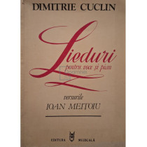 Lieduri pentru voce si pian