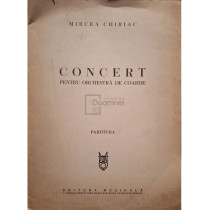 Concert pentru orchestra de coarde - Partitura