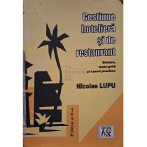 Gestiune hoteliera si de restaurant