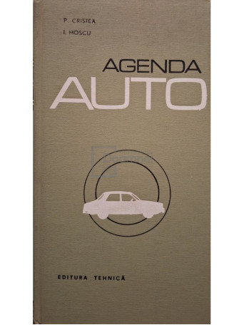 P. Cristea - Agenda auto - 1973 - Cartonata