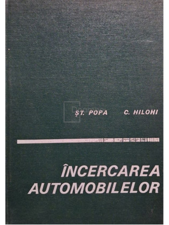 St. Popa - Incercarea automobilelor - 1972 - Cartonata