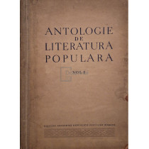 Antologie de literatura populara, vol. 1