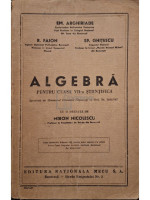 Algebra pentru clasa a VII-a stiintifica