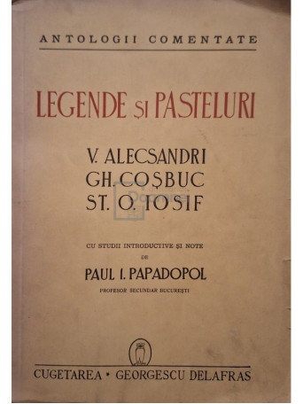 Paul I. Papadopol - Legende si pasteluri - 1943 - Brosata
