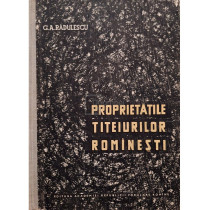 Proprietatile titeiurilor romanesti