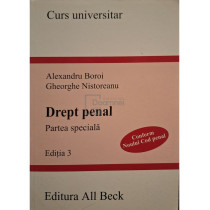 Drept penal - Partea speciala, editia 3