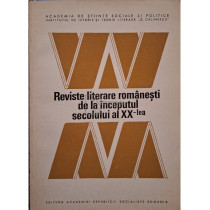 Reviste literare romanesti de la inceputul secolului al XX-lea (semnata)