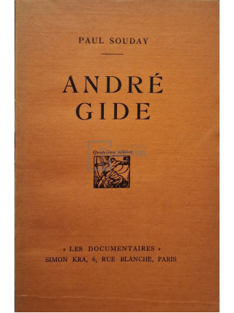 Paul Souday - Andre Gide - 1927 - Brosata