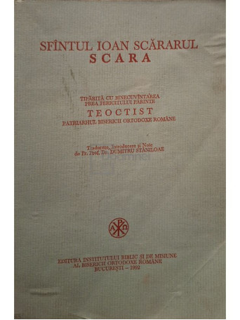 Sfantul Ioan Scararul - Scara - 1992 - Brosata