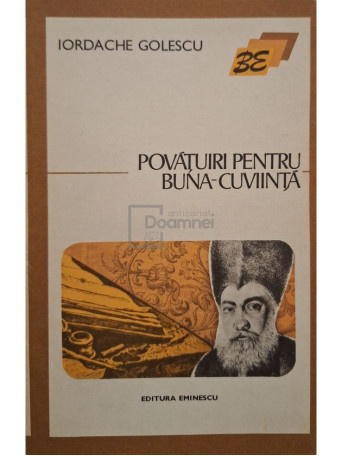 Iordache Golescu - Povatuiri pentru buna-cuviinta - 1975 - Brosata