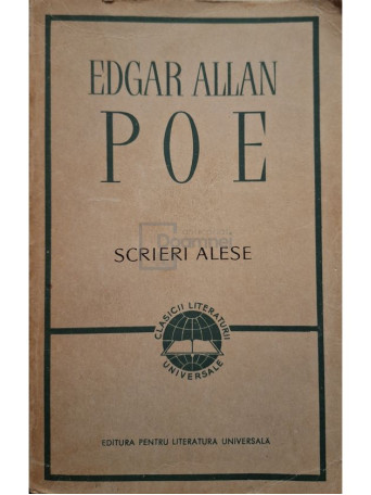Edgar Allan Poe - Scrieri alese - 1968 - Brosata