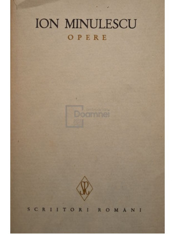 Ion Minulescu - Opere, vol. 2 - Teatru - 1976 - Cartonata
