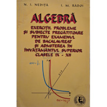 Algebra. Exercitii,probleme si subiecte pregatitoare pentru examenul de bacalaureat si admiterea in invatamantul superior, clasele IX-XII