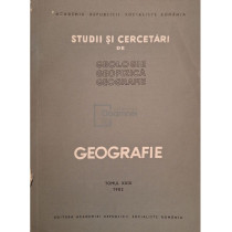 Studii si cercetari de geologie, geofizica, geografie, tomul XXIX
