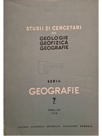 T. Morariu - Studii si cercetari de geologie, geofizica, geografie, tomul XVII, nr. 2 - 1970 - Brosata