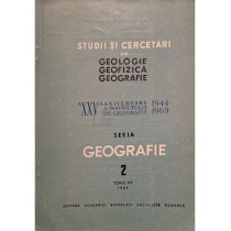 Studii si cercetari de geologie, geofizica, geografie, tomul XVI, nr. 2