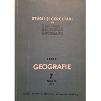 Studii si cercetari de geologie, geofizica, geografie, tomul XX, nr. 2