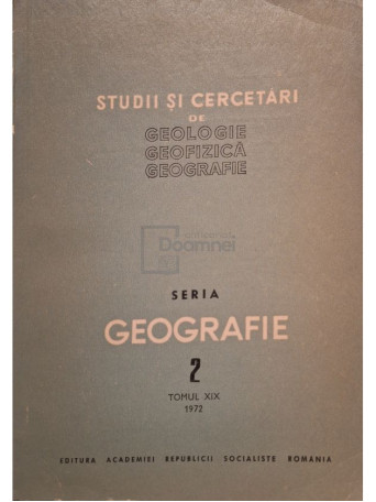 T. Morariu - Studii si cercetari de geologie, geofizica, geografie, tomul XIX, nr. 2 - 1972 - Brosata