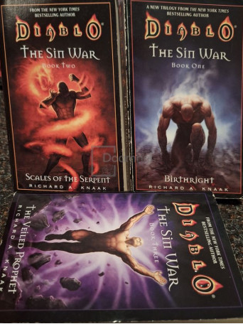 Richard A. Knaak - Diablo, the sin war, 3 vol. - 2007 - Brosata