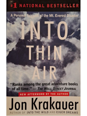 Jon Krakauer - Into thin air - 1999 - Brosata