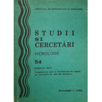 Studii si cercetari - Hidrologie, vol. 54 (semnata)