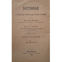 Dictionar roman-german si german-roman, partea I, editia a IV-a