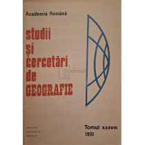 Studii si cercetari de geografie, vol. 38