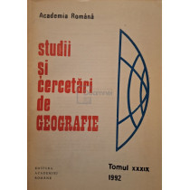 Studii si cercetari de geografie, vol. 39
