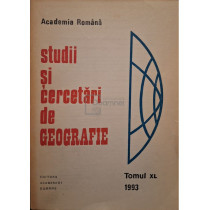 Studii si cercetari de geografie, vol. 40