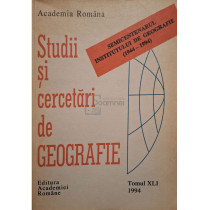 Studii si cercetari de geografie, vol. 41
