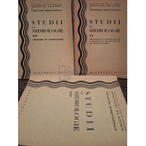 Studii de hidrologie, 3 vol. (XIX, XX, XXI)