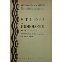 Studii de hidrologie, vol. XXIII