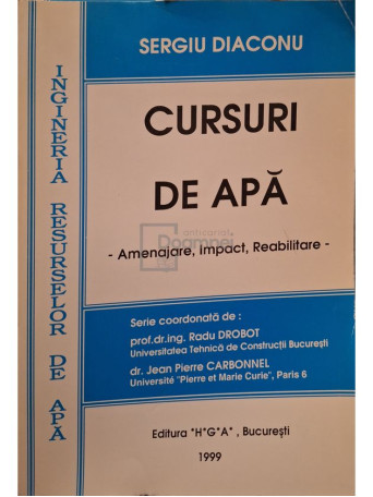 Sergiu Diaconu - Cursuri de apa - 1999 - Brosata