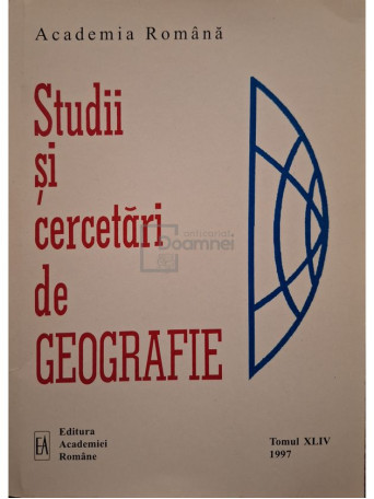 Studii si cercetari de geografie, vol. XLIV - 1997 - Brosata