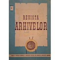 Revista arhivelor, anul XII, nr. 1