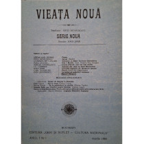 Vieata noua, anul I, nr. 1, martie 1992