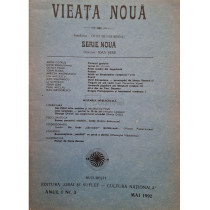 Vieata noua, anul I, nr. 3, mai 1992