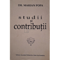 Studii si contributii